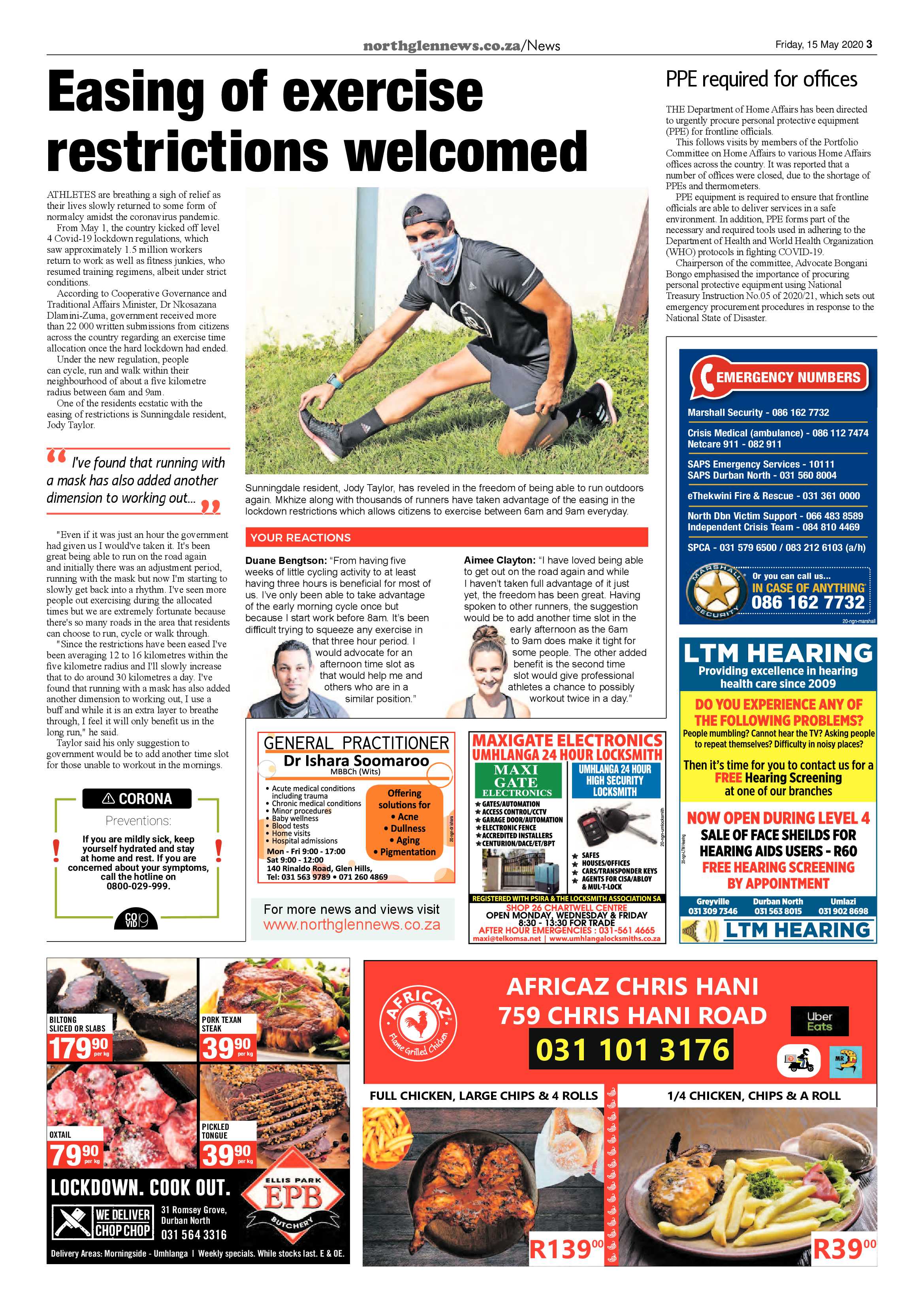 Northglen News 15 May 2020 page 3