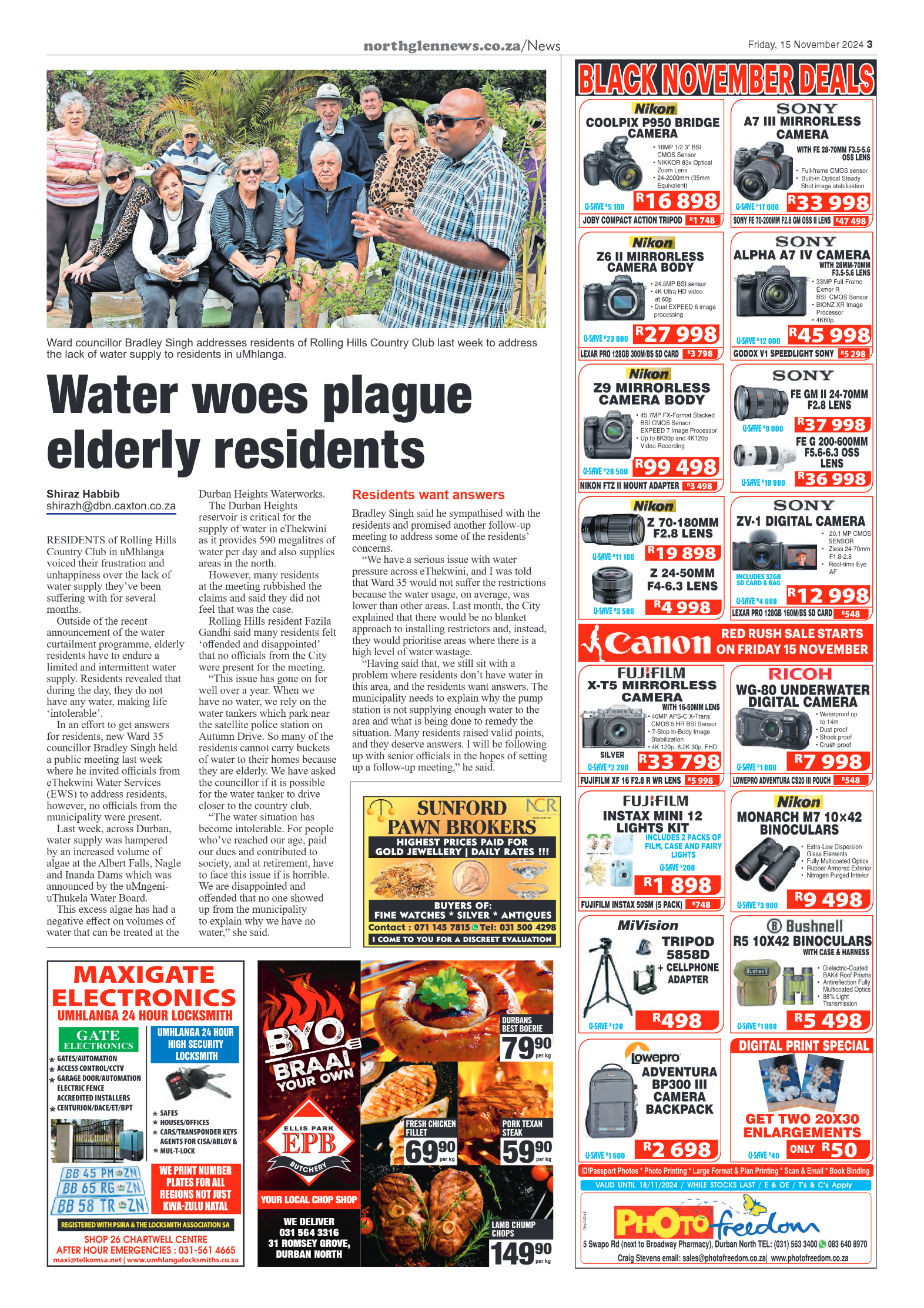Northglen News 15 November 2024 page 3