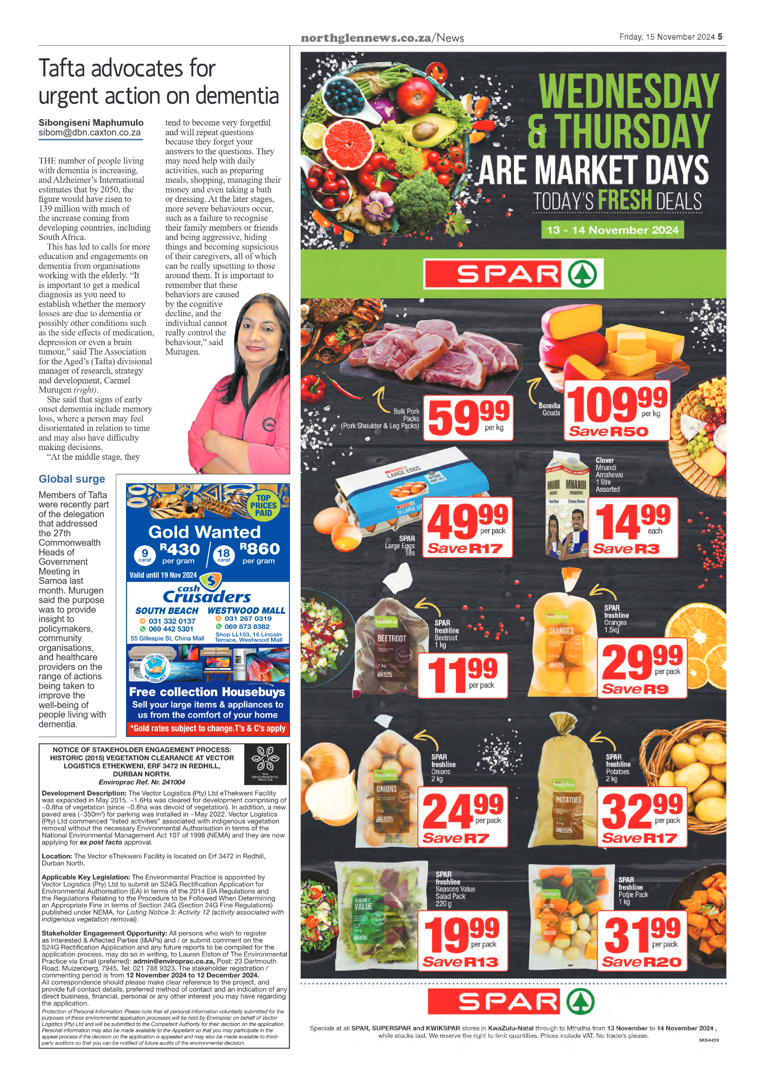 Northglen News 15 November 2024 page 5