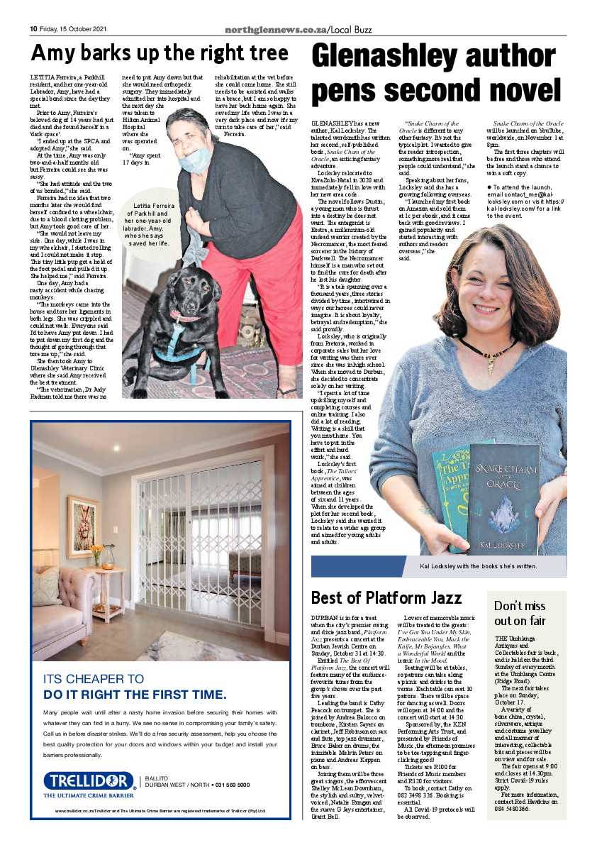 Northglen News 15 October 2021 page 10