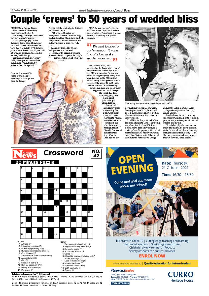 Northglen News 15 October 2021 page 12