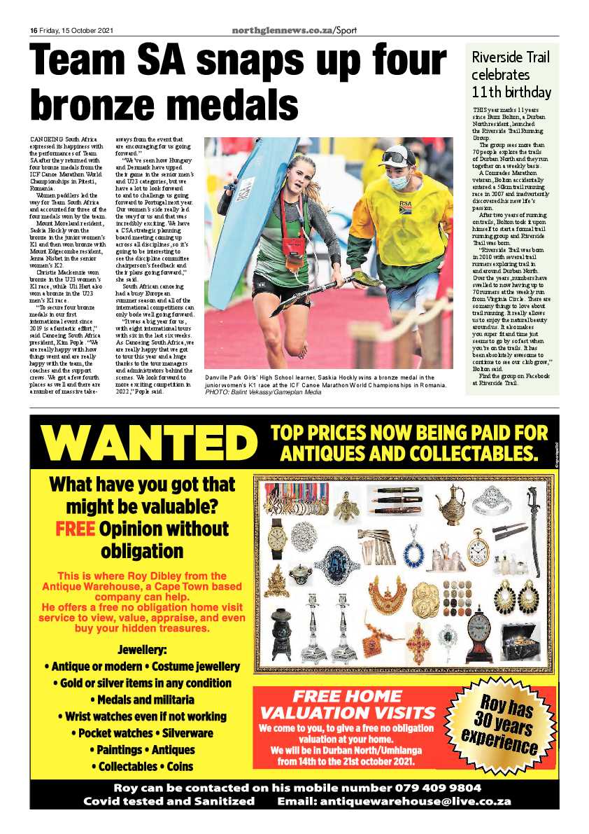 Northglen News 15 October 2021 page 16