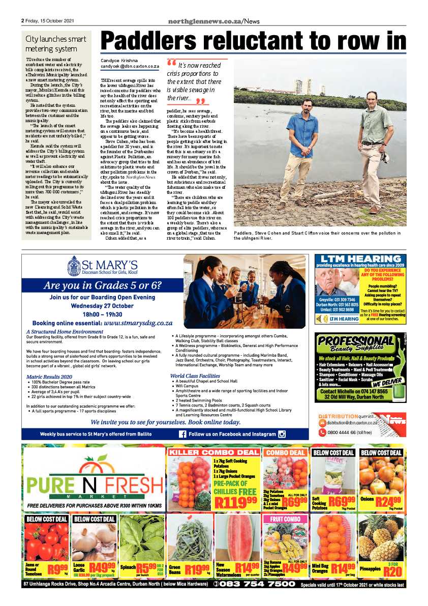 Northglen News 15 October 2021 page 2
