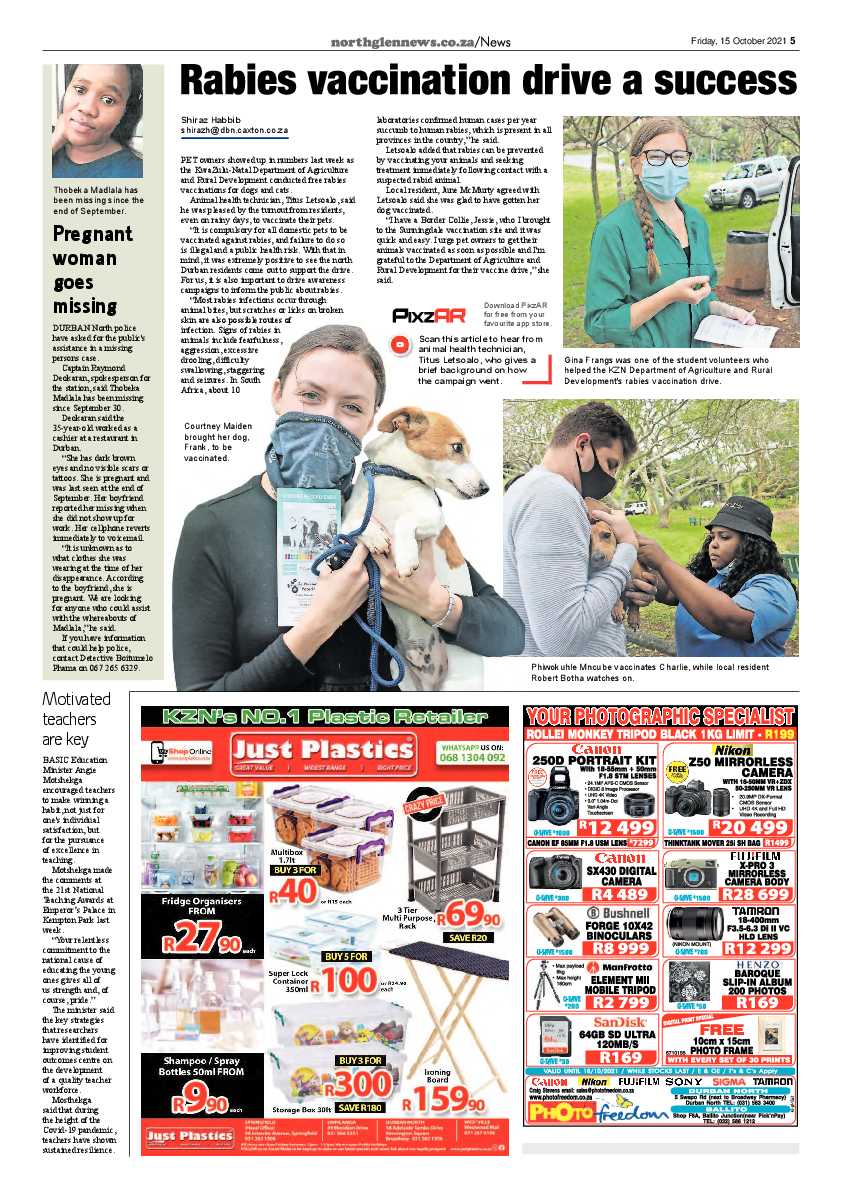 Northglen News 15 October 2021 page 5