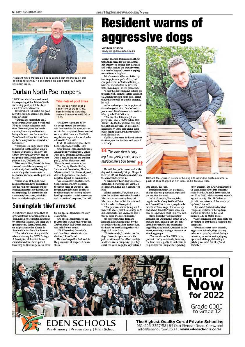 Northglen News 15 October 2021 page 6