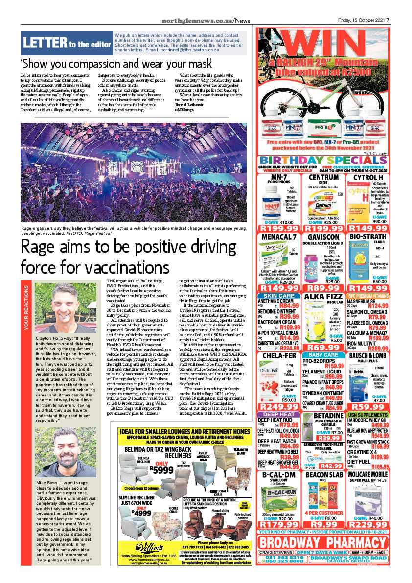 Northglen News 15 October 2021 page 7