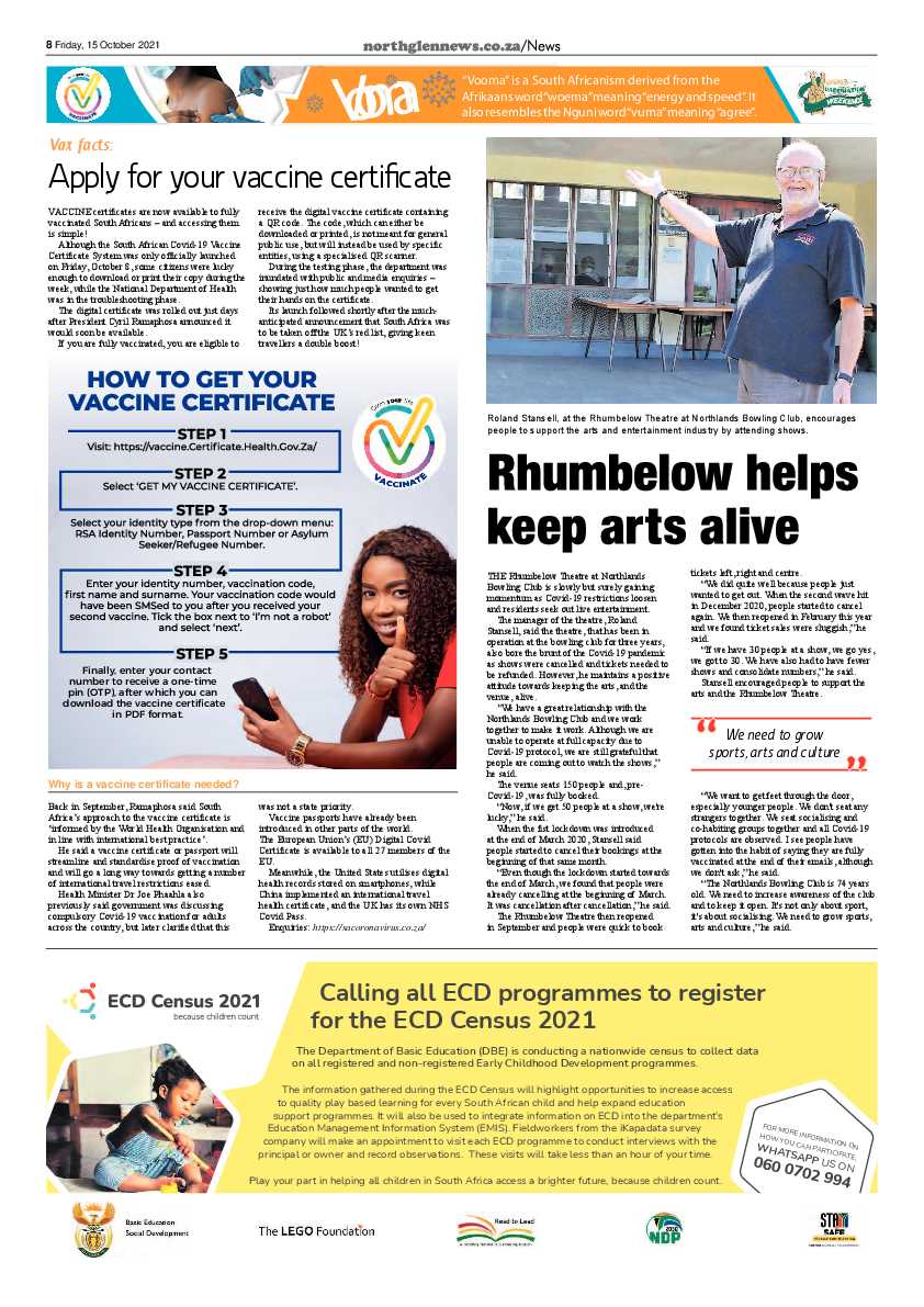Northglen News 15 October 2021 page 8