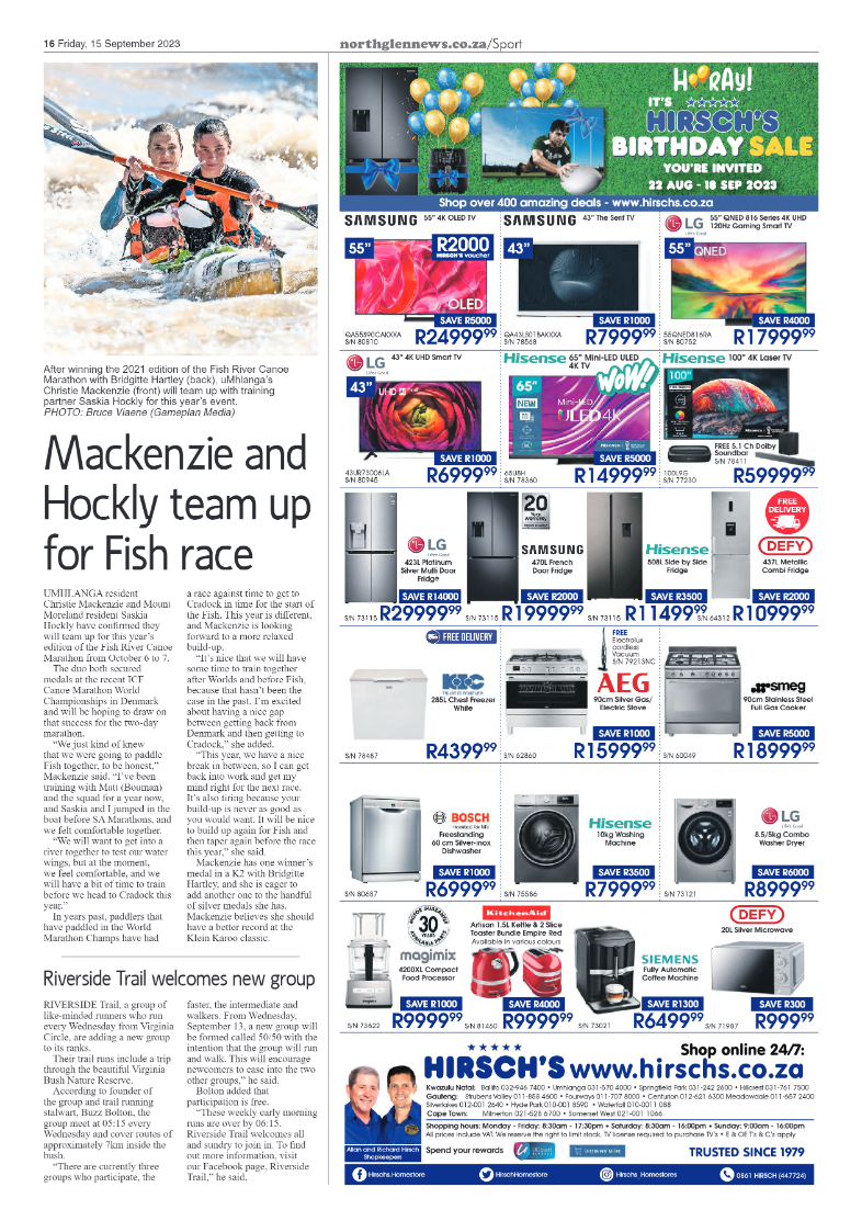 Northglen News 15 September 2023 page 16