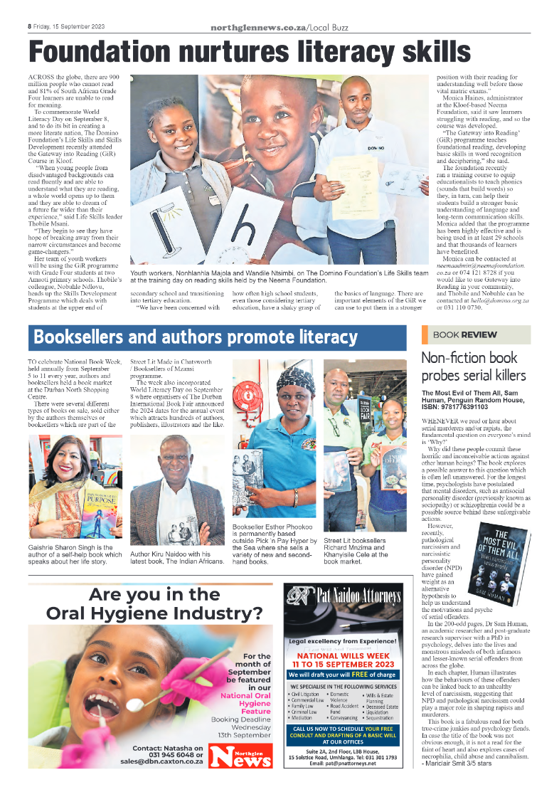 Northglen News 15 September 2023 page 8