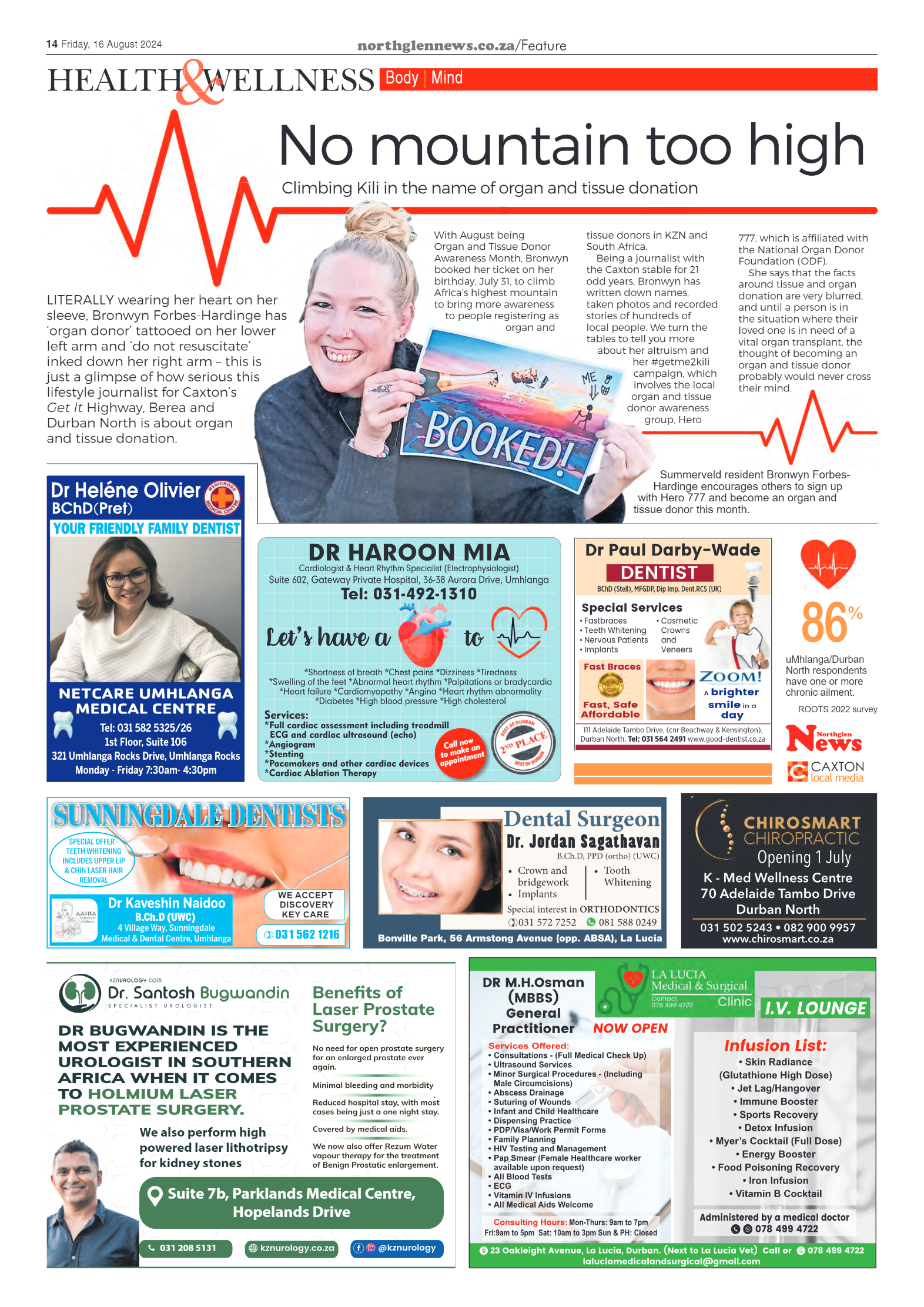 Northglen News 16 August 2024 page 14