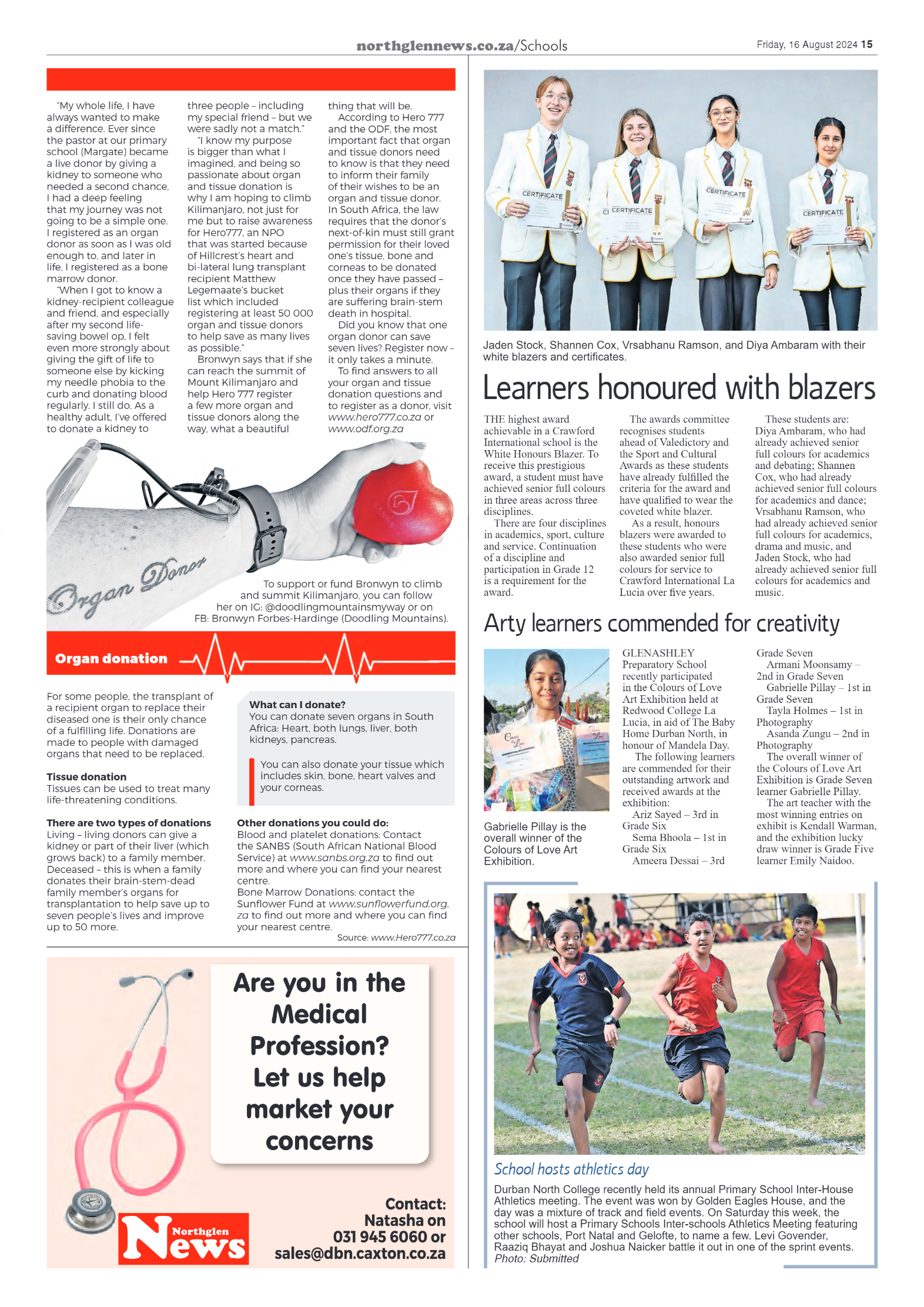 Northglen News 16 August 2024 page 15