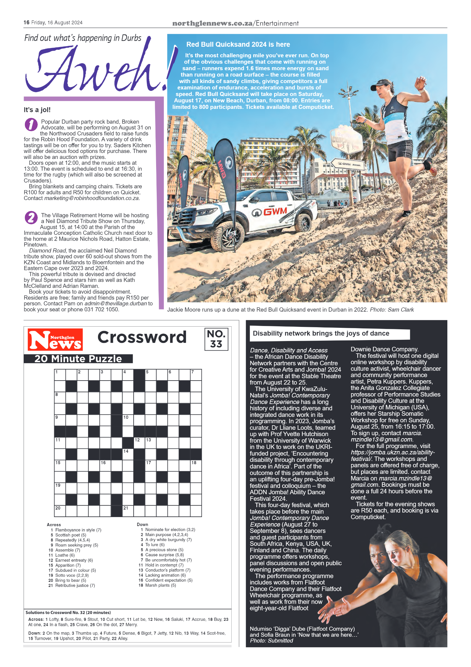 Northglen News 16 August 2024 page 16