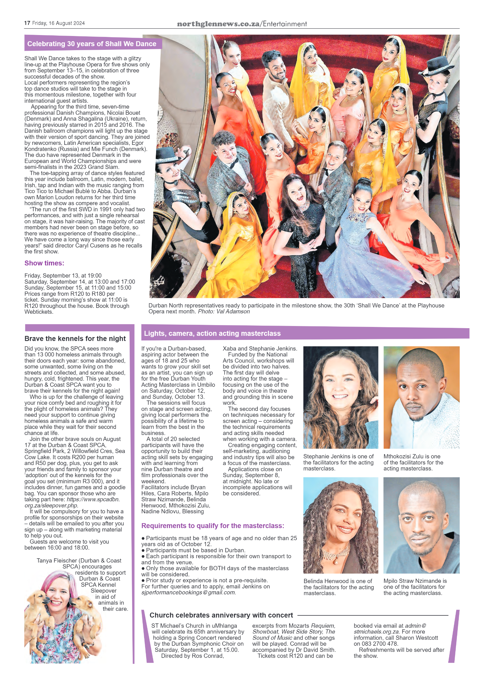 Northglen News 16 August 2024 page 17