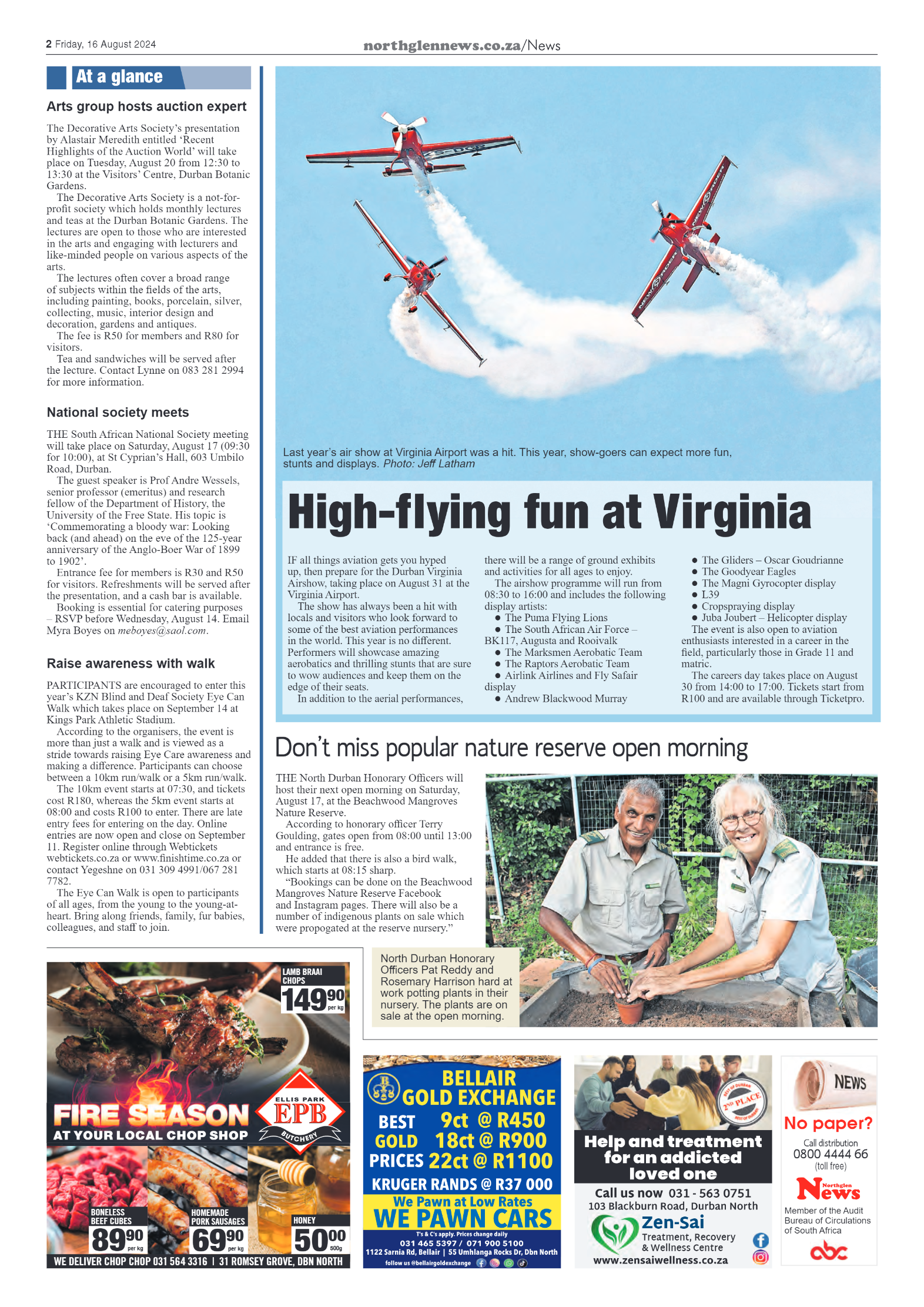 Northglen News 16 August 2024 page 2