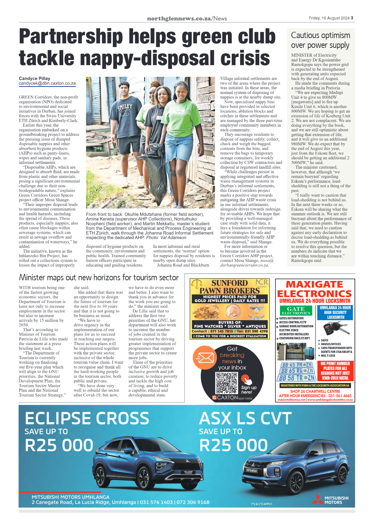 Northglen News 16 August 2024 page 3