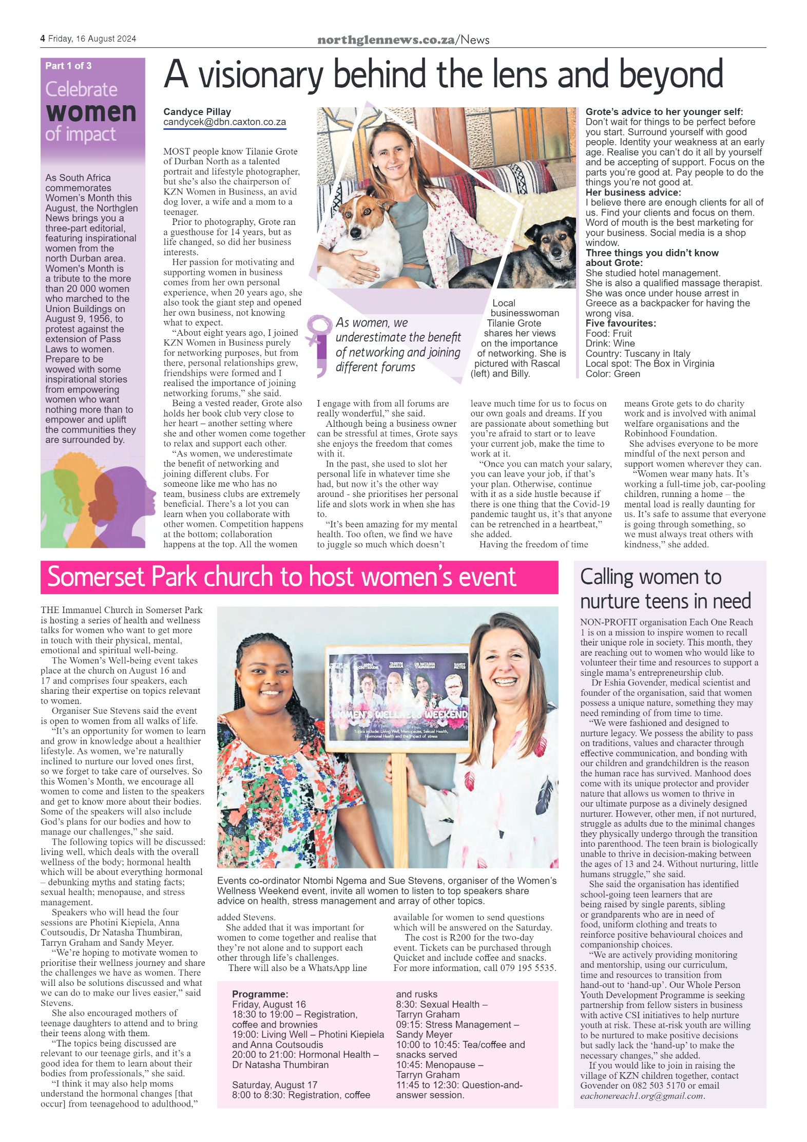 Northglen News 16 August 2024 page 4