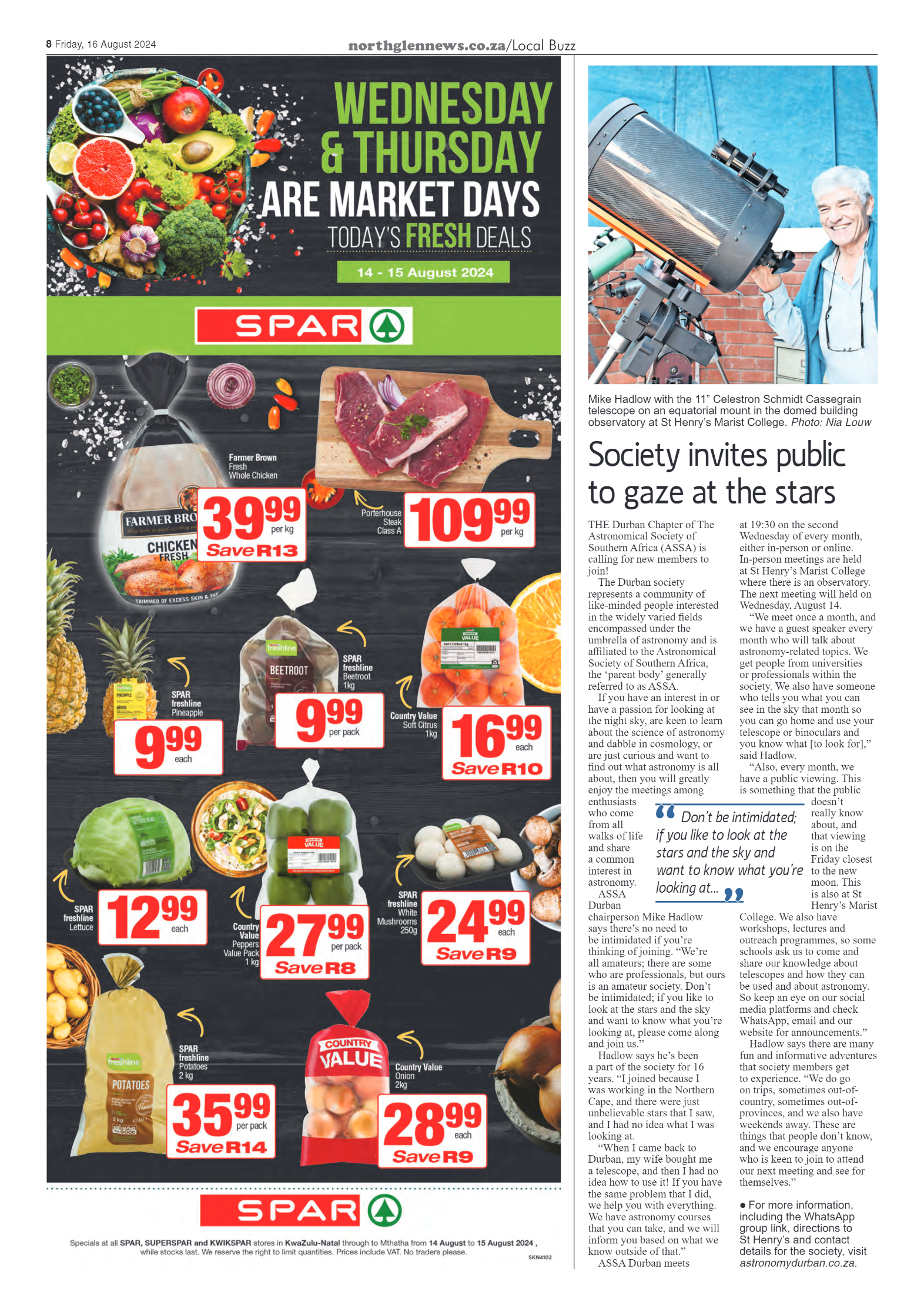 Northglen News 16 August 2024 page 8
