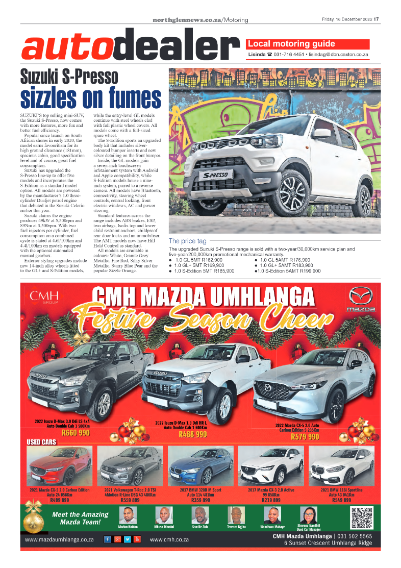 Northglen News 16 December 2022 page 17