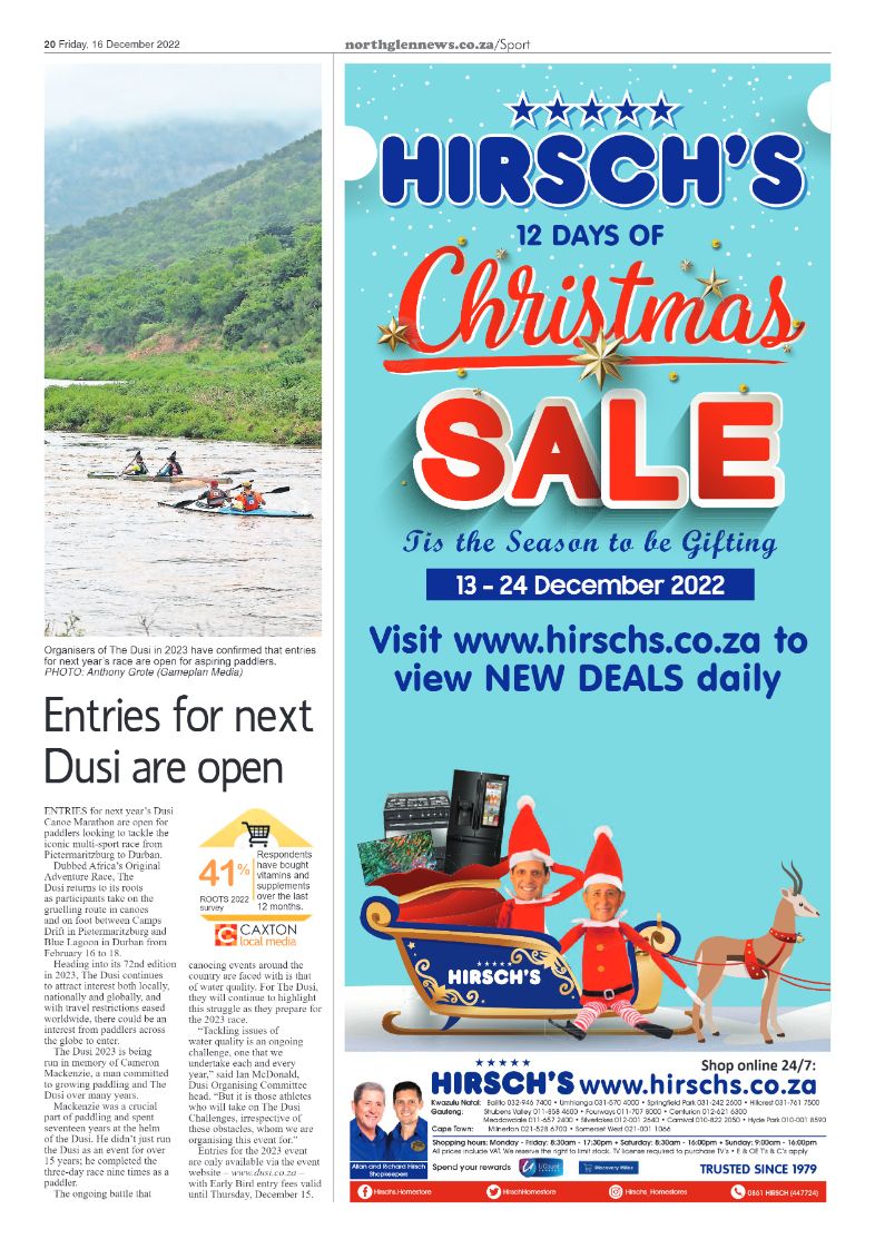 Northglen News 16 December 2022 page 20