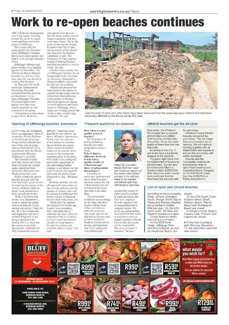 Northglen News 16 December 2022 page 4