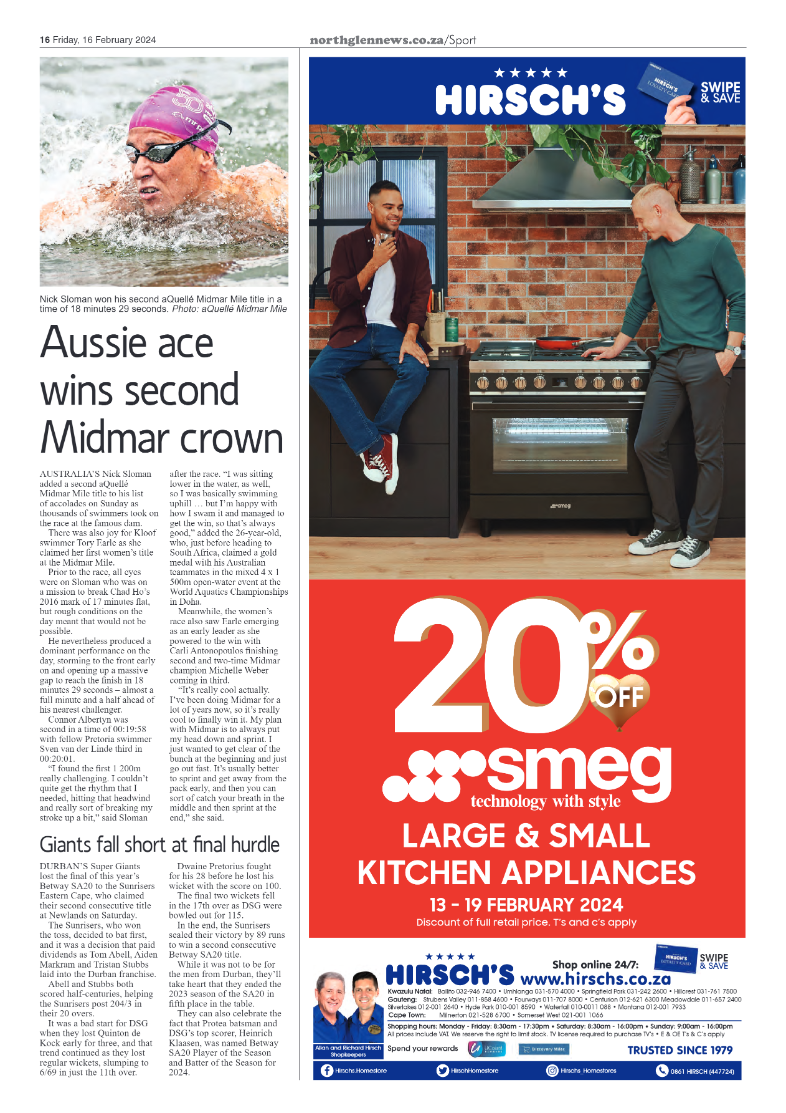 Northglen News 16 February 2024 page 16