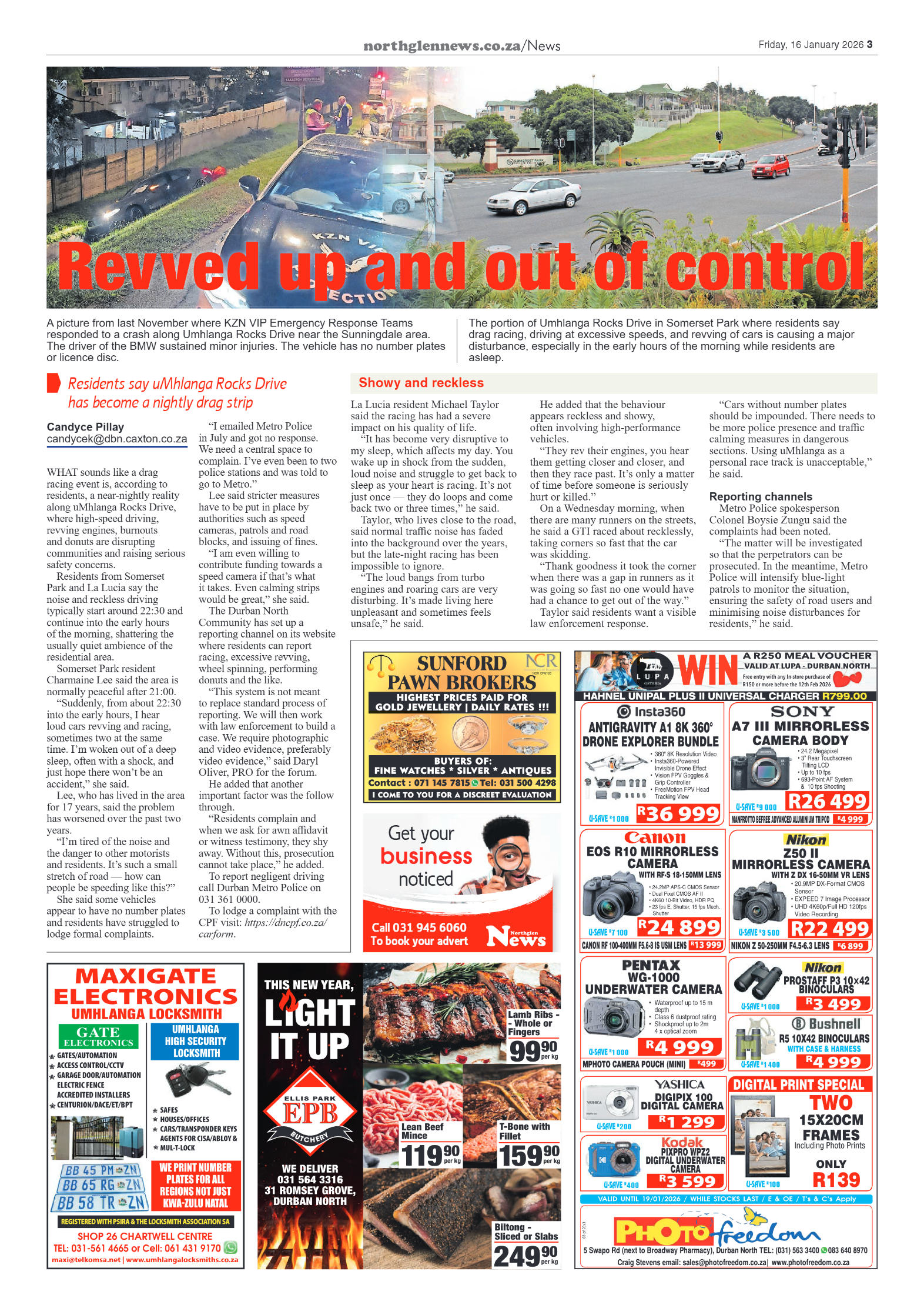 Northglen News 16 January 2026 page 3