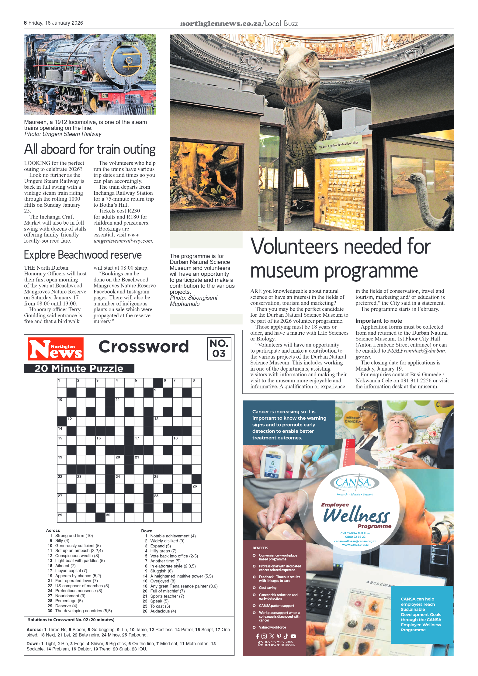 Northglen News 16 January 2026 page 8