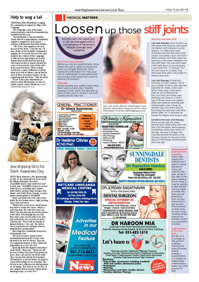 Northglen News 16 July 2021 page 13