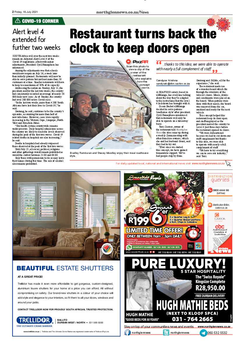 Northglen News 16 July 2021 page 2