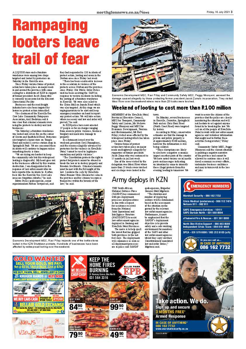 Northglen News 16 July 2021 page 3