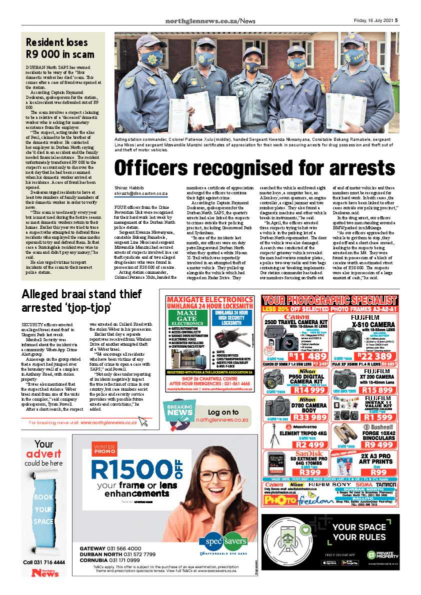 Northglen News 16 July 2021 page 5