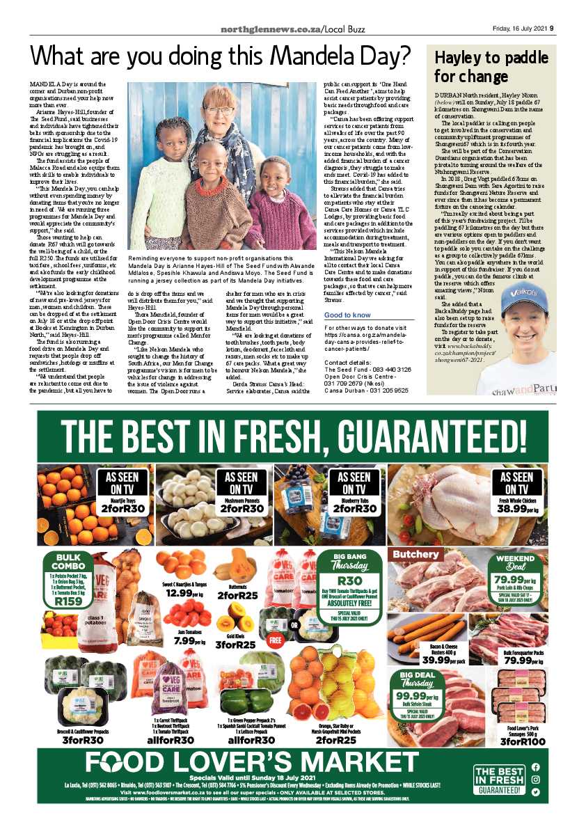 Northglen News 16 July 2021 page 9