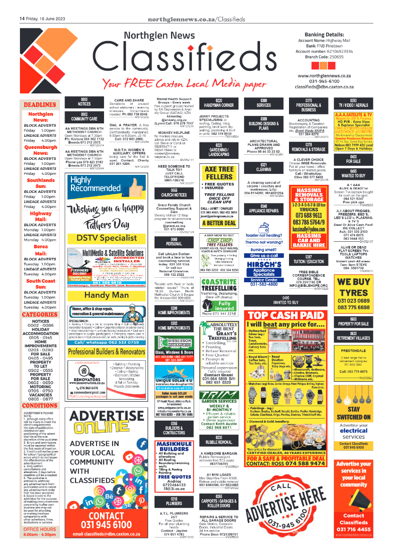 Northglen News 16 June 2023 page 14