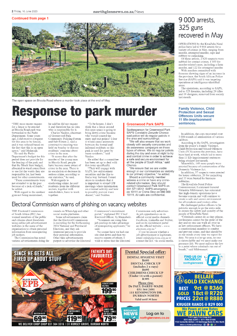 Northglen News 16 June 2023 page 2