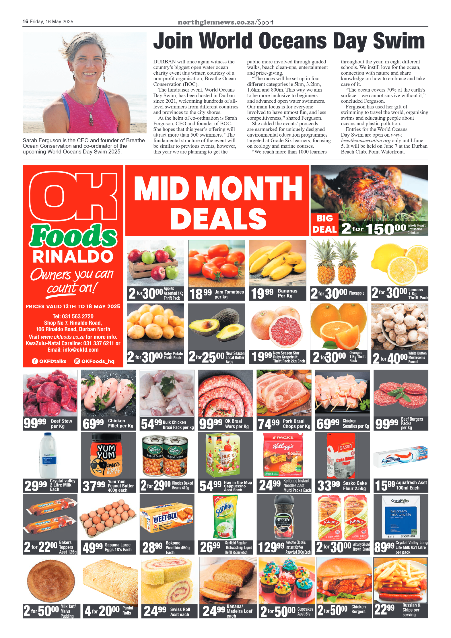 Northglen News 16 May 2025 page 16