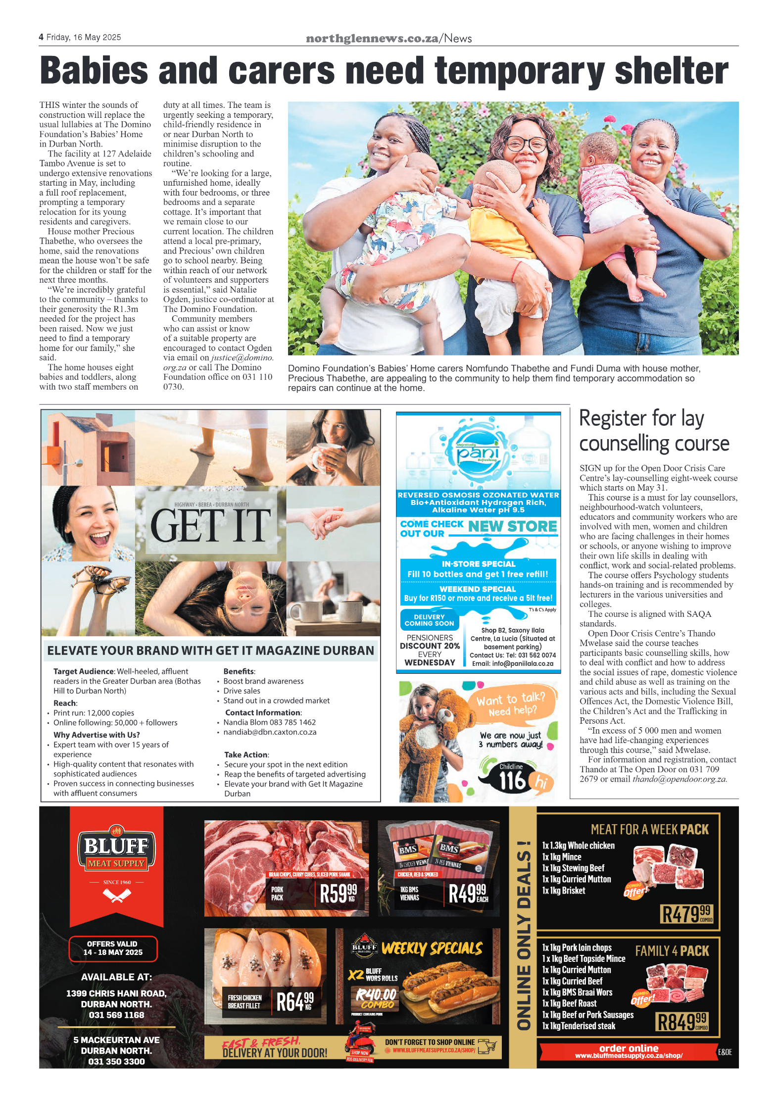 Northglen News 16 May 2025 page 4