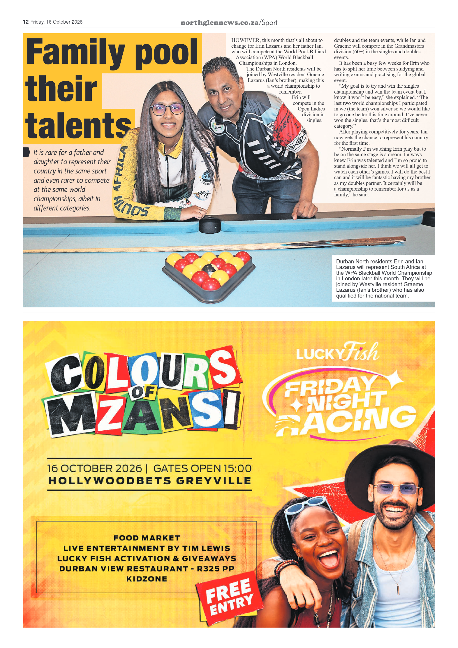 Northglen News 16 October 2026 page 12