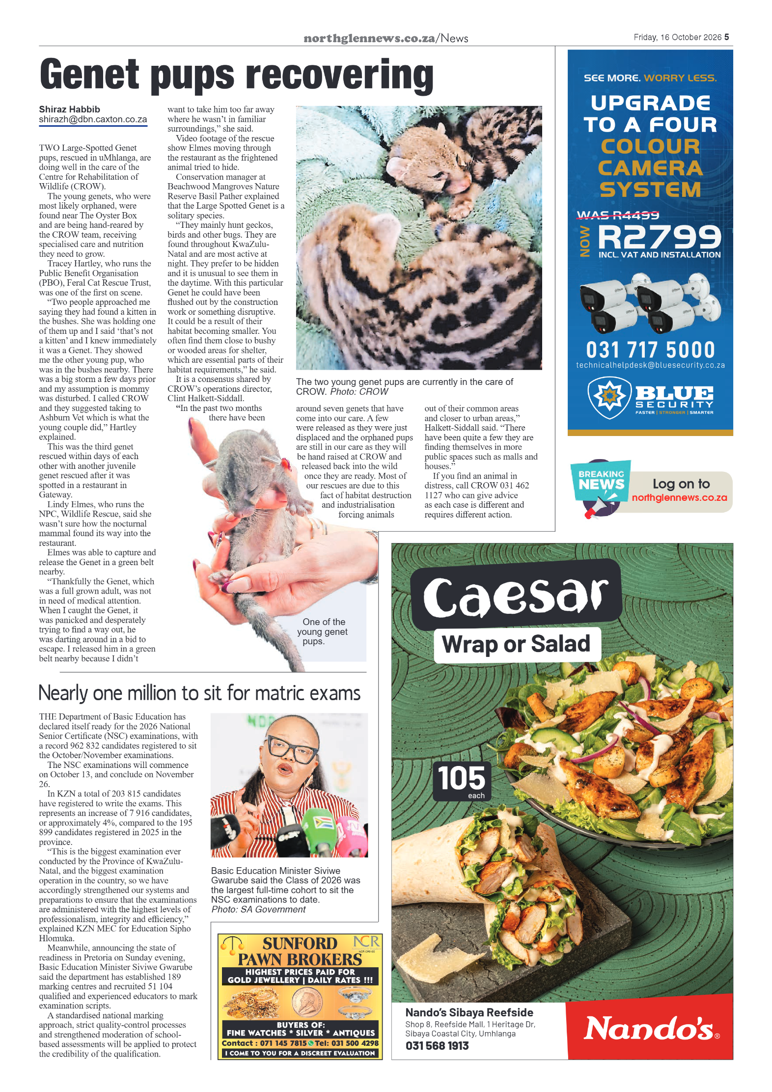 Northglen News 16 October 2026 page 5