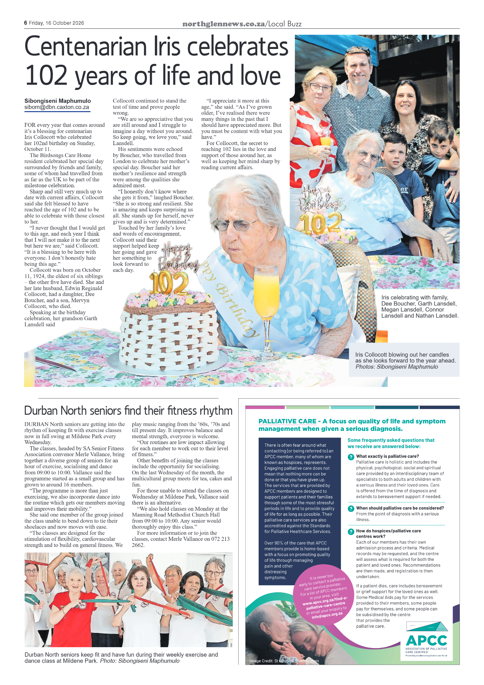 Northglen News 16 October 2026 page 6