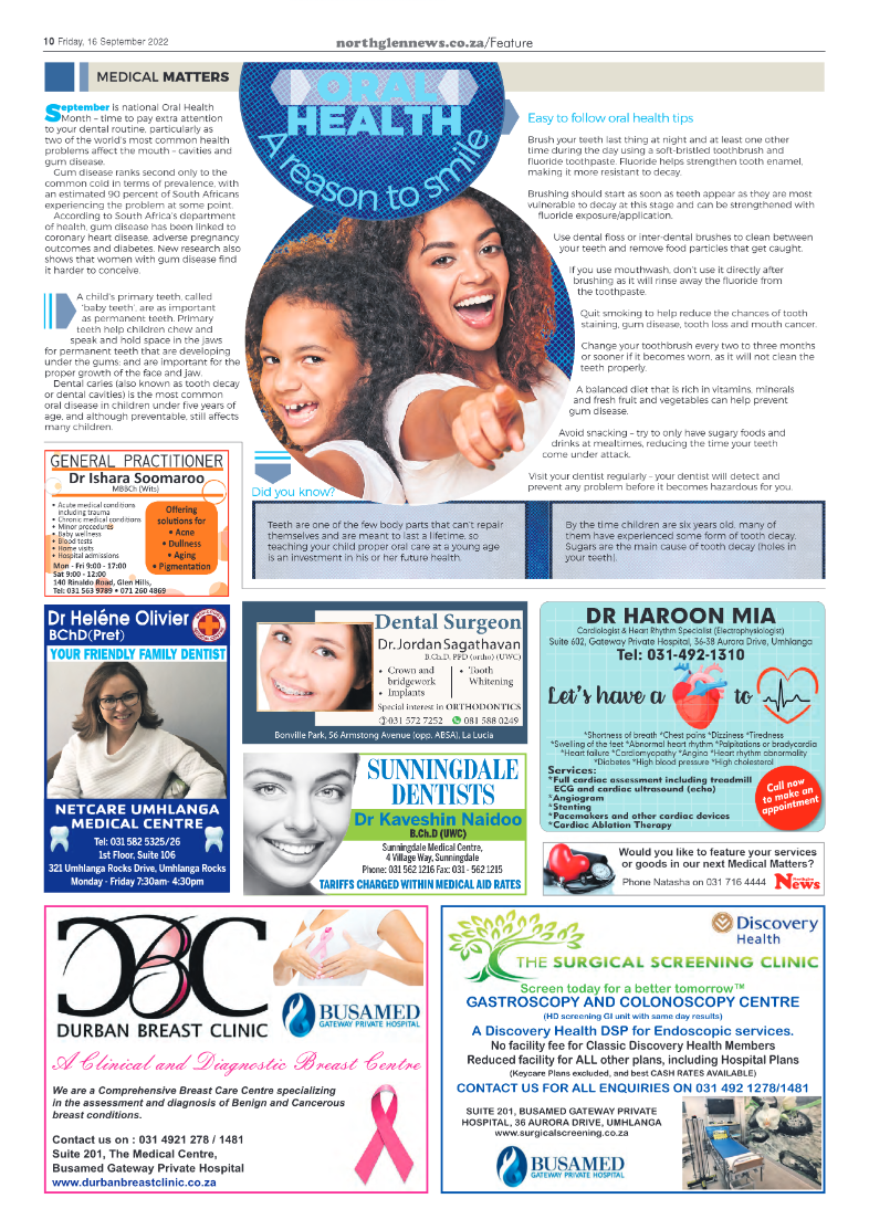 Northglen News 16 September 2022 page 10