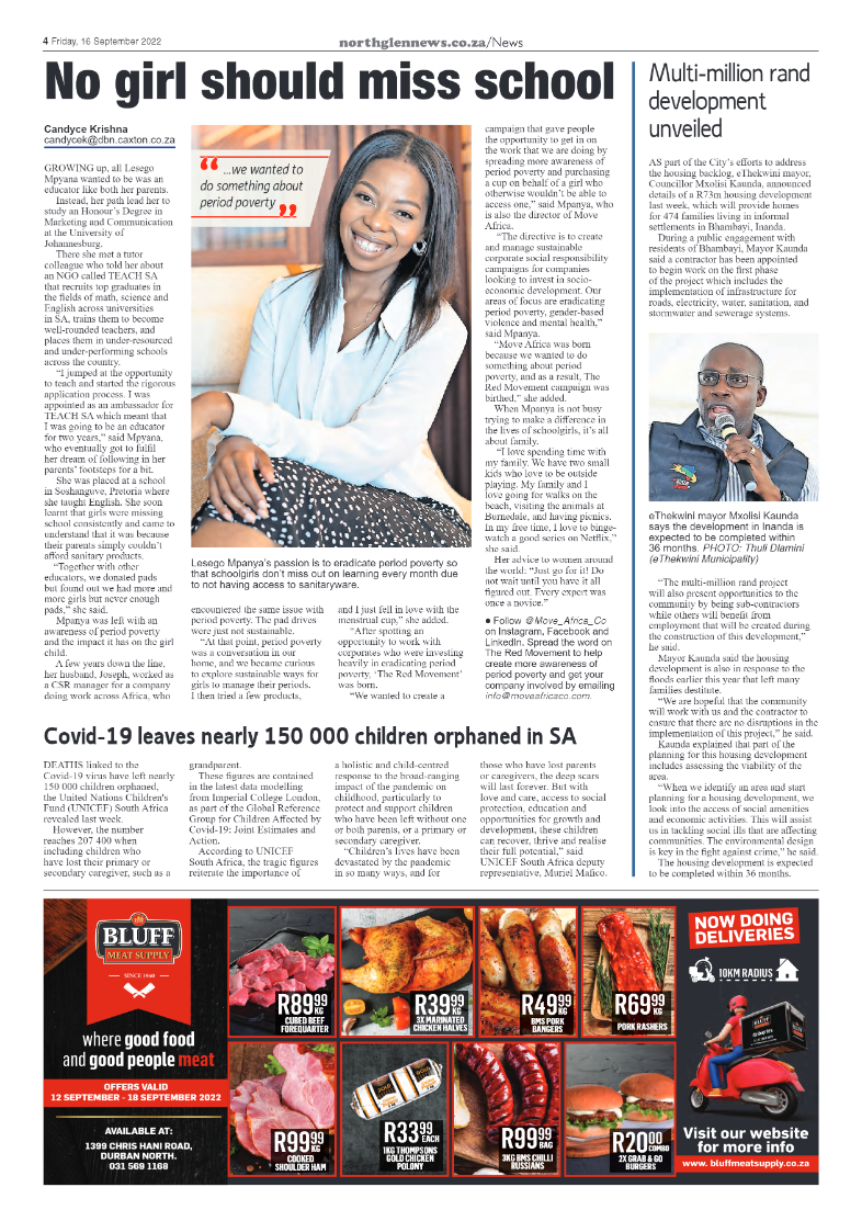 Northglen News 16 September 2022 page 4