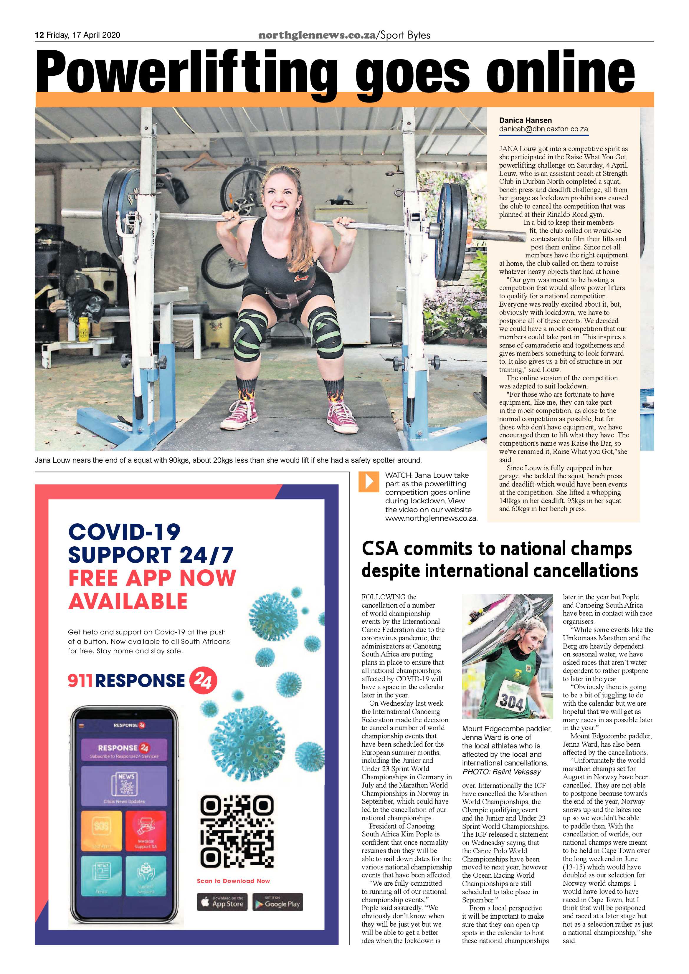 Northglen News 17 April 2020 page 12