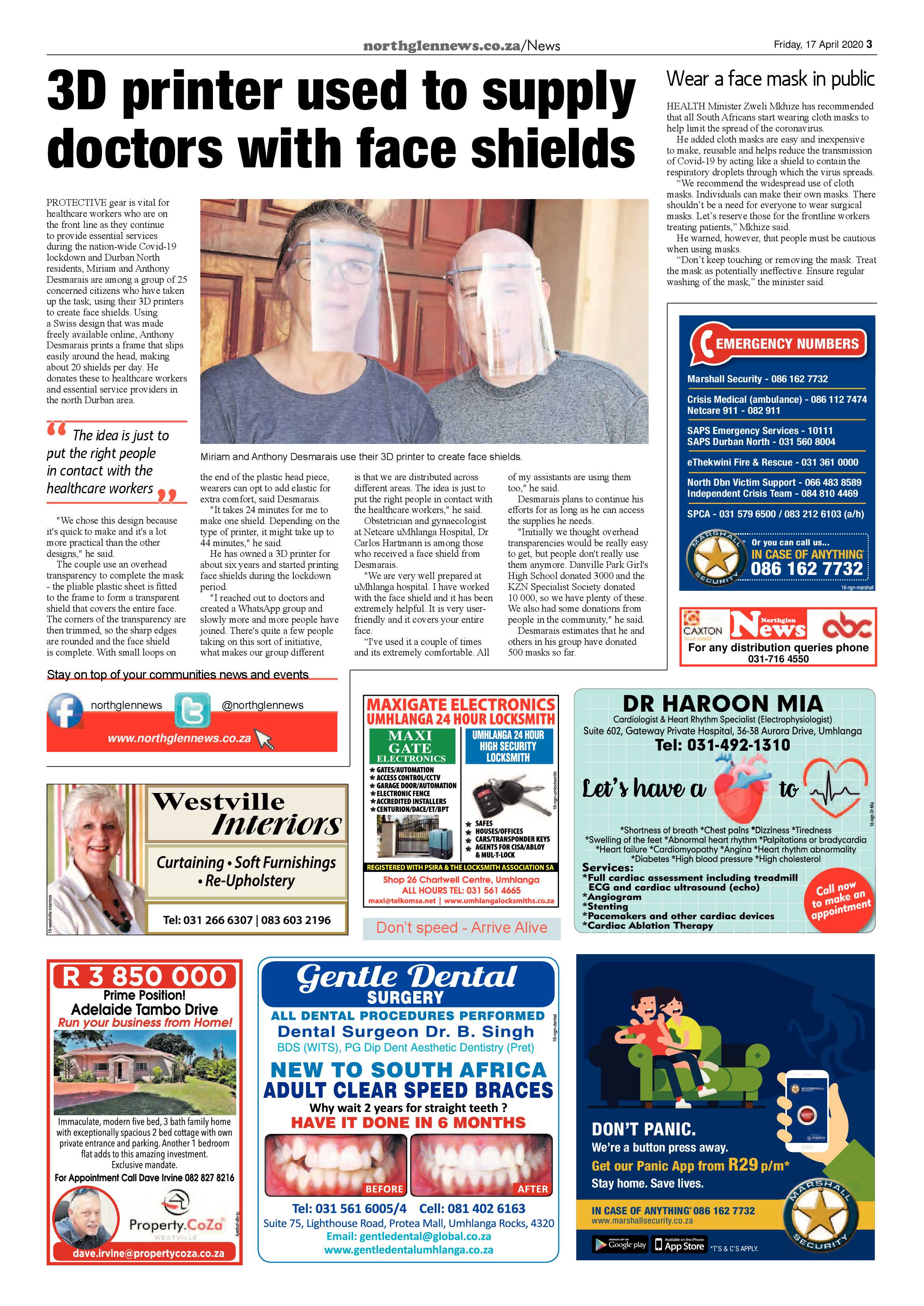 Northglen News 17 April 2020 page 3
