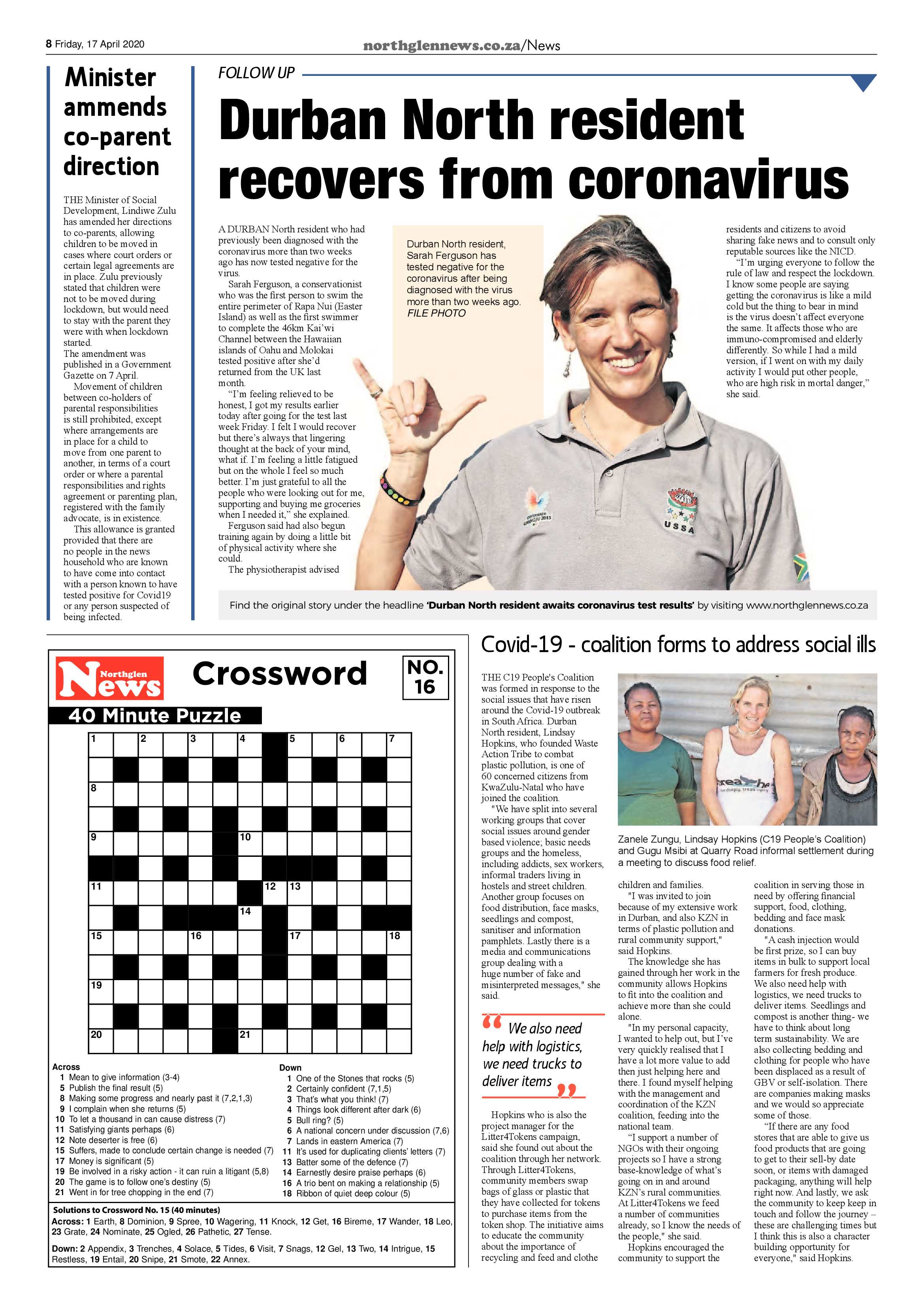 Northglen News 17 April 2020 page 8