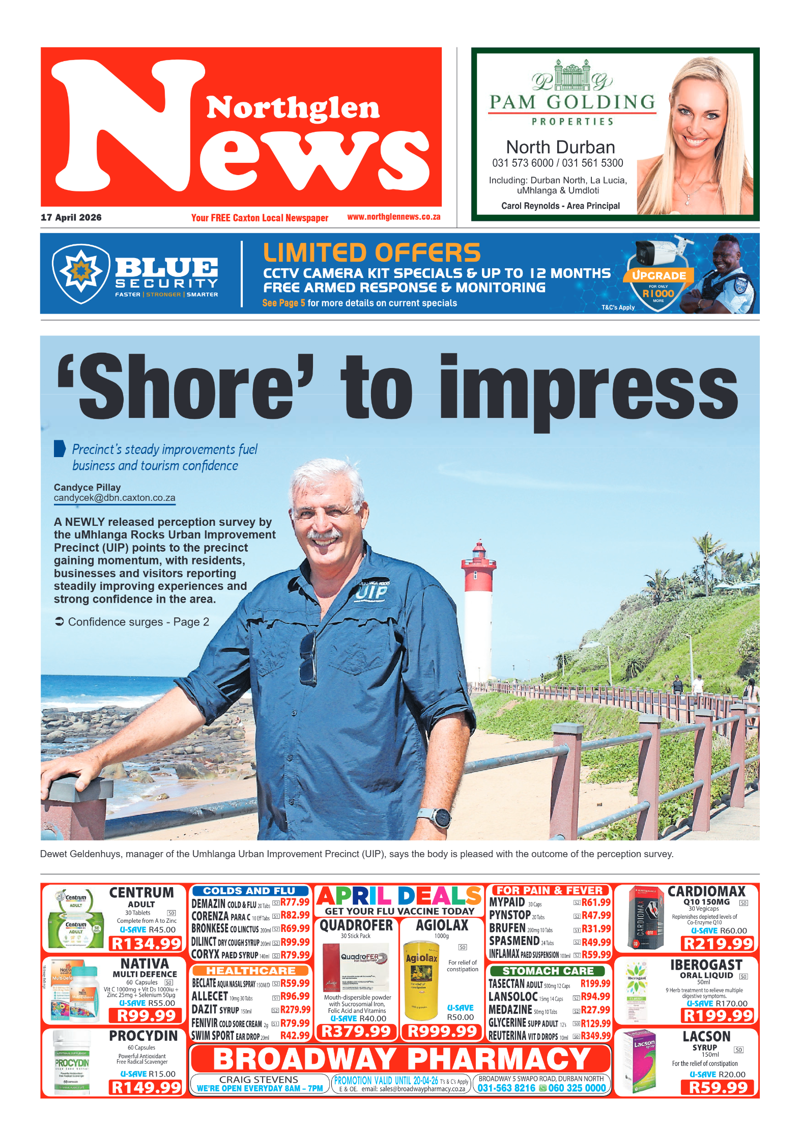 Northglen News 17 April 2026 page 1