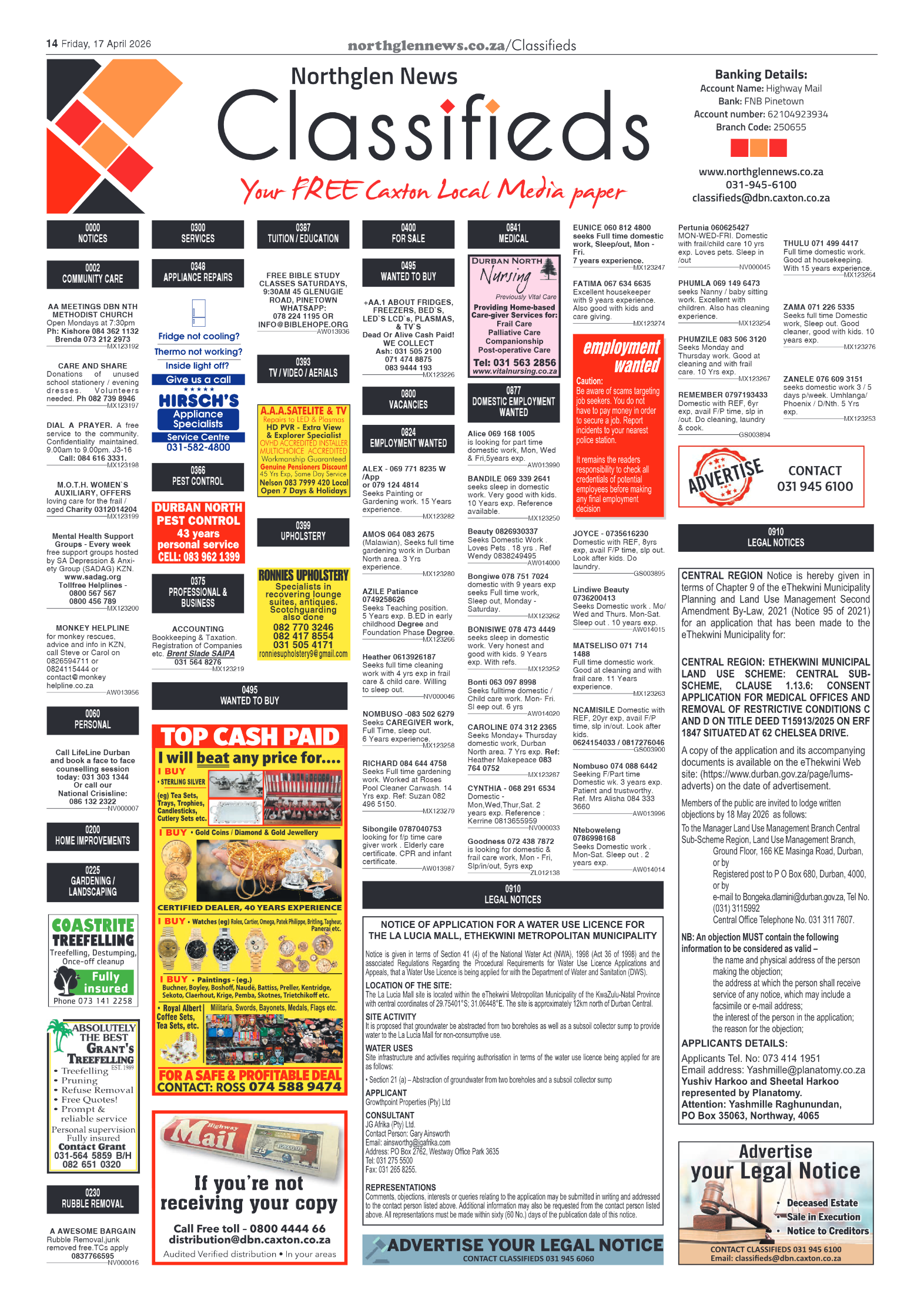 Northglen News 17 April 2026 page 14