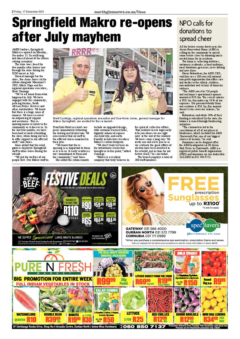 Northglen News 17 December 2021 page 2