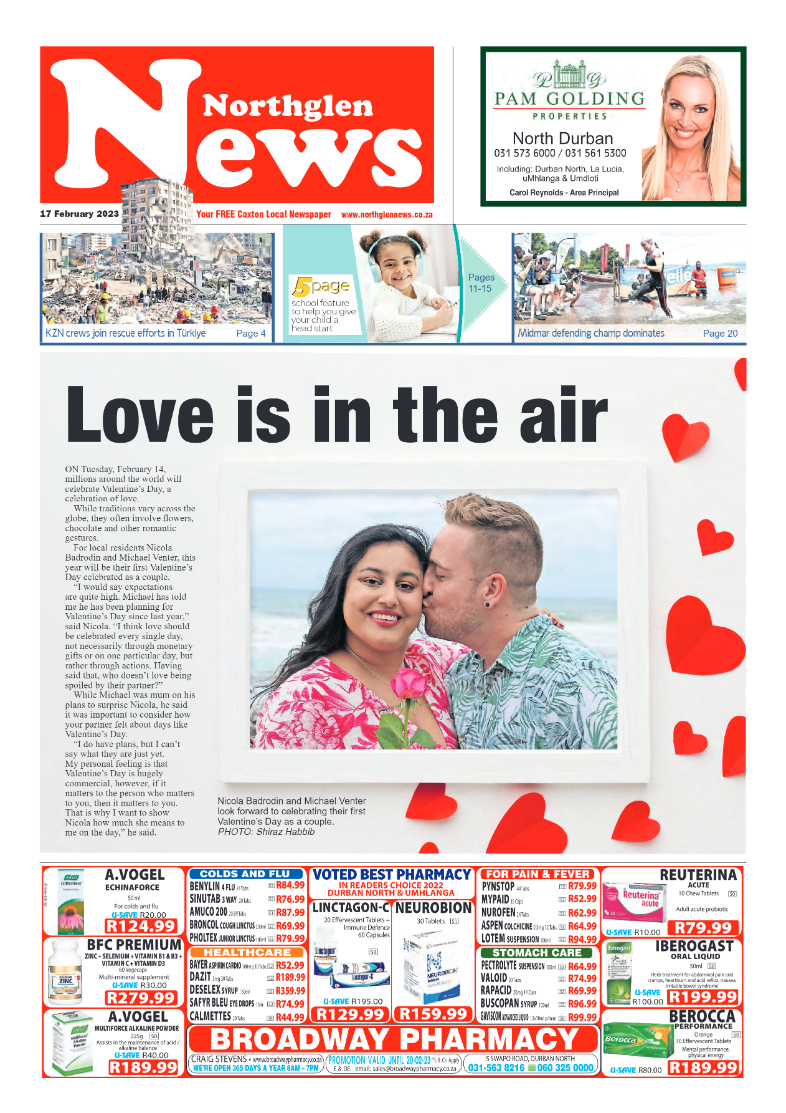 Northglen News 17 February 2023 page 1
