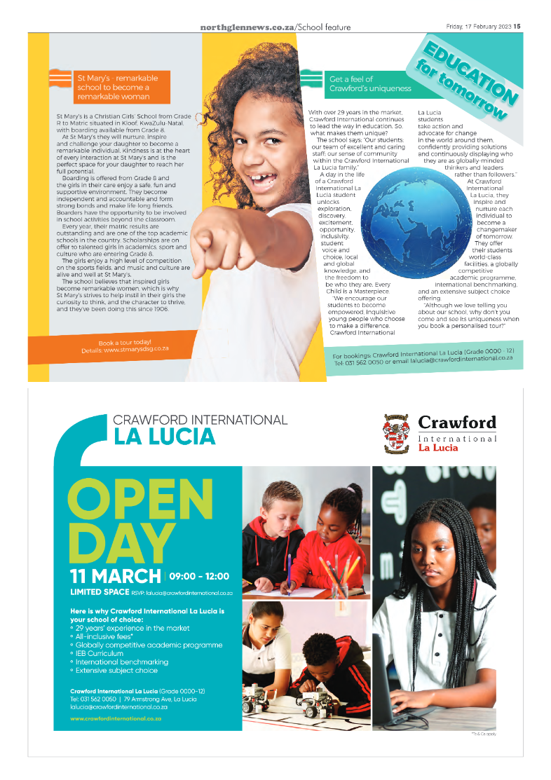 Northglen News 17 February 2023 page 15