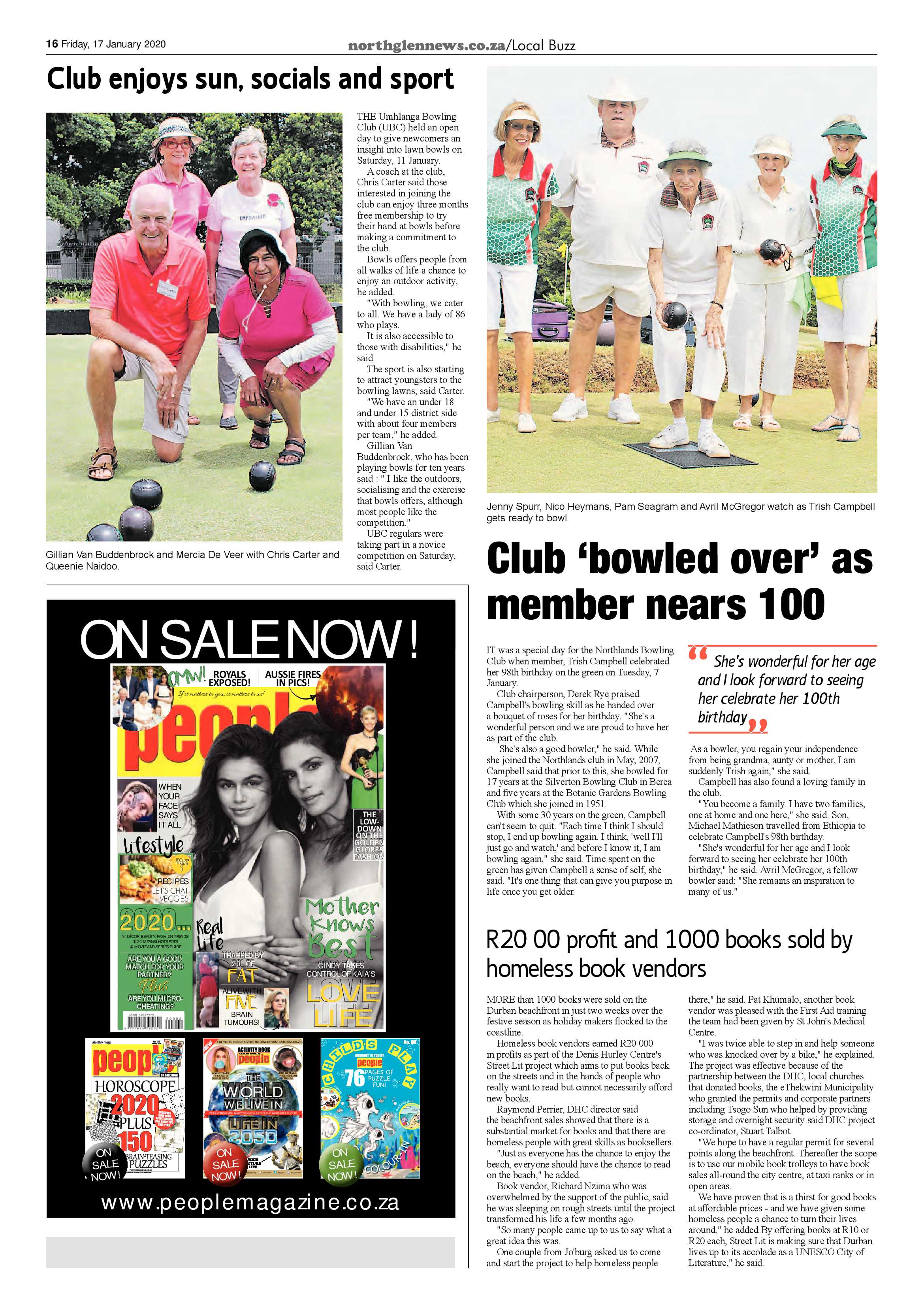 Northglen News 17 January 2020 page 16